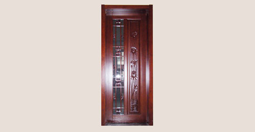 波莲镇卧室门选红木门中式风格还是白色好