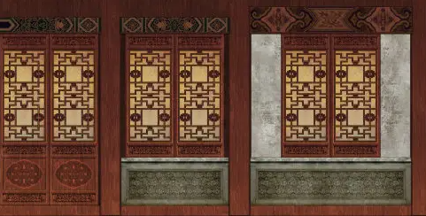 波莲镇隔扇槛窗的基本构造和饰件